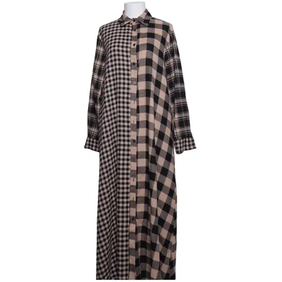 Shirt dress (Beige, Black) from Zeta Otto