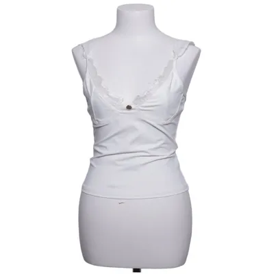 Top (Hvid) fra Shein Elastan, Polyester