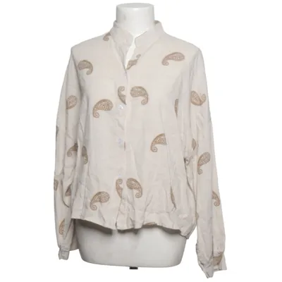Blouse (Beige, Brown) from Jolie Cotton, Viscose