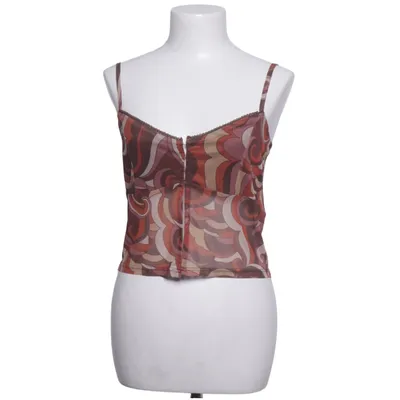 Crop top (Brown, Multicolored) from Urban Outfitters Elastane, Polyester