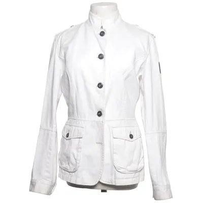 Safari jacket (White) from RefrigiWear Cotton