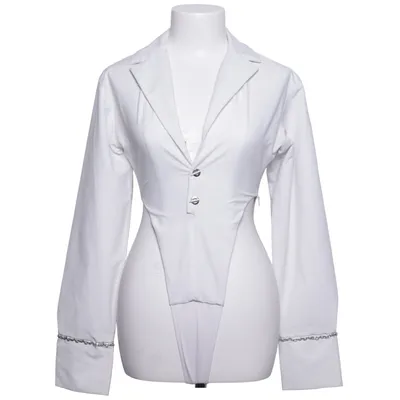 Rokkostuum overhemd (Wit) van Maniére de Voir Elastaan, Polyamide, Polyester, Viscose