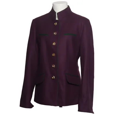 Jacket (Purple, Green) from Sonnblick Cashmere, Polyamide, Polyester, Wool