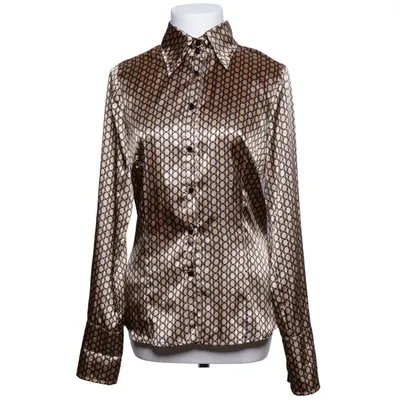 Shirt (Brown, Black) from Tru Trussardi Polyester
