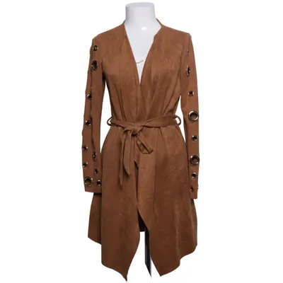 Jacket (Brown) from Showny Elastane, Polyester