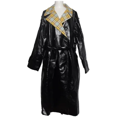 Trenchcoat (Svart, Gul, Flerfärgad) från ASOS Design Bomull, Polyester, Polyuretan