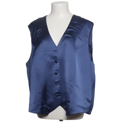 Kostuumgilet (Blauw) van Chalou Acetaat, Polyester