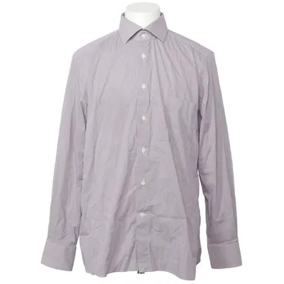 Skjorte (Lilla, Hvid, Sort) fra Zegna Bomuld, Elastan, Polyamid