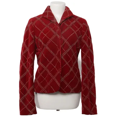 Blazer (Rouge) de Etro Acétate, Coton, Cupro, Élasthane