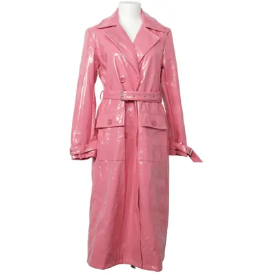 Trenchcoat (Pink) fra Nasty Gal Polyester, Polyurethan