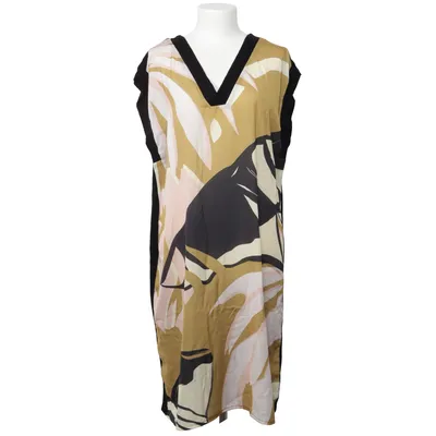 Jurk (Zwart, Beige, Meerkleurig) van Expresso Elastaan, Polyester, Viscose