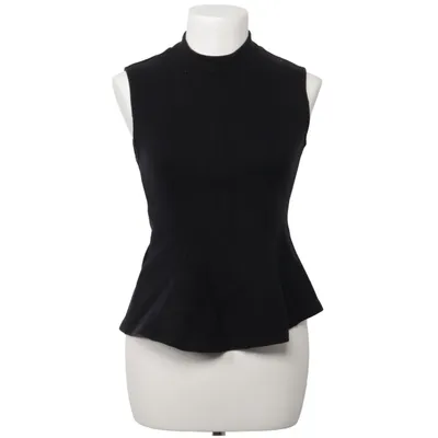 Peplum top (Zwart) van Zapa Katoen, Elastaan, Polyester