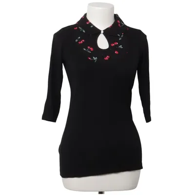 Top (Zwart, Rood, Groen) van Küsten Luder Elastaan, Viscose
