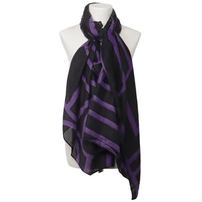 Sjaaltje (Zwart, Lila) van MOA Polyester