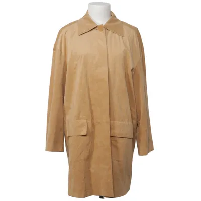 Frakke (Beige) fra Kemper Polyester, Polyurethan