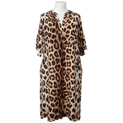 Jurk (Bruin, Zwart, Beige) van V Milano