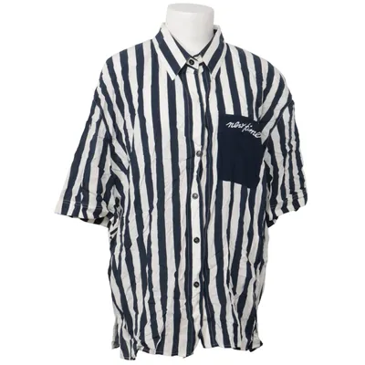 Short sleeve shirt (Blue, White) from Tru Blouse