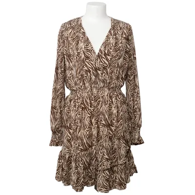 Robe (Beige, Marron) de IVIVI Élasthane, Polyester