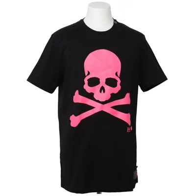 T-shirt (Sort, Pink) fra Philipp Plein Homme Bomuld