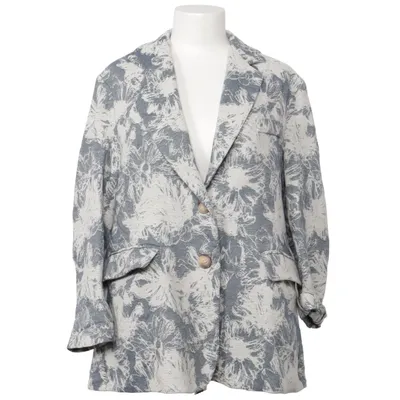 Blazer (Blue, White) from Le Streghe Cotton, Polyester