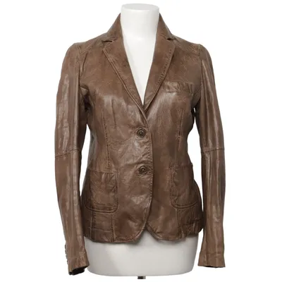 Ledersacko (Braun) von Marc O'Polo Baumwolle, Leder, Polyester