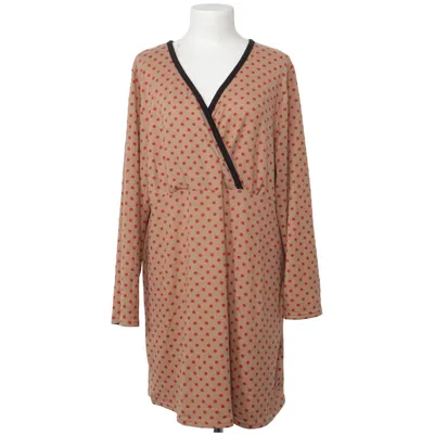 Robe (Beige, Rouge) de Collection London Acrylique, Élasthane