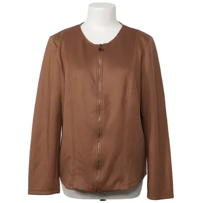 Jacket (Brown) from Kim & Co Elastane, Polyester
