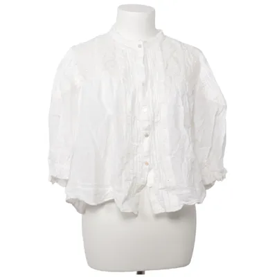 Blouse (White) from Zara Polyester