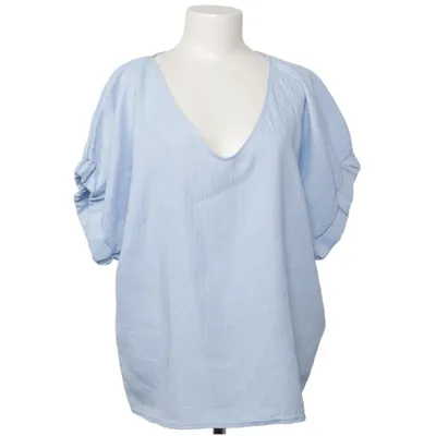 Top (Blauw) van Trois Ka Elastaan, Viscose