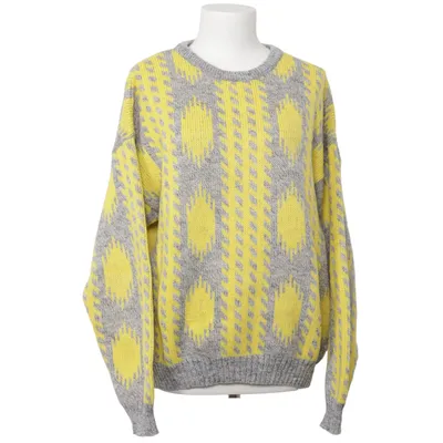 Pull-over (Jaune, Gris) de Angel of Sweden Acrylique, Laine