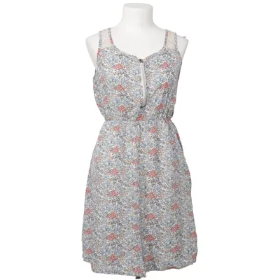 Dress (White, Blue, Multicolored) from Comeng Cotton, Polyester
