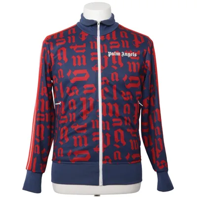 Träningsjacka (Blå, Röd, Vit) från Palm Angels Elastan, Polyester