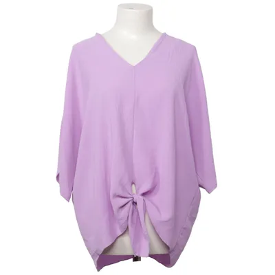 Top (Lilla) fra Moda Italia Elastan, Polyester, Viscose