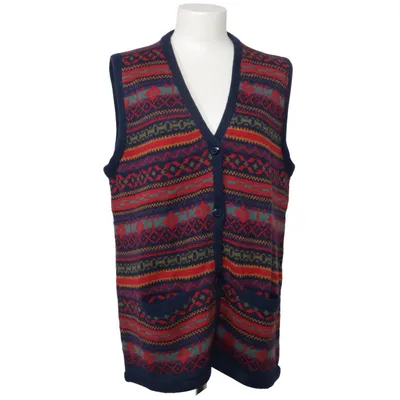 Vest (Blue, Multicolored) from DW Shop Alpaca wool