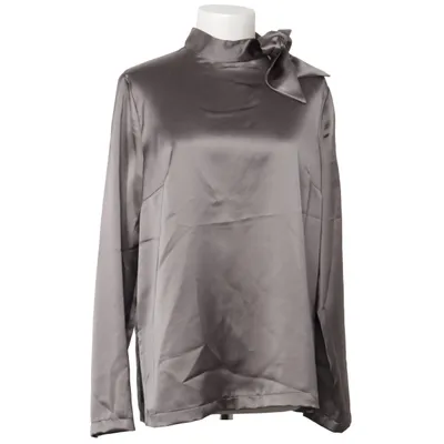 Pussy bow blouse (Gray) from Icona Polyester