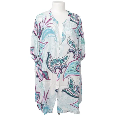 Top (White, Blue, Purple) from Selection by Ulla Popken Viscose