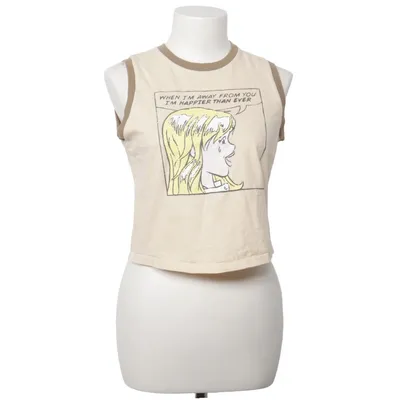 Crop top (Beige, Brun) från Billie Eilish Ekologisk bomull