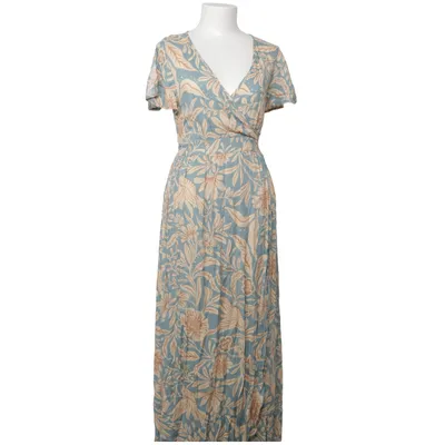 Robe portefeuille (Bleu, Beige) de Patrons of Peace Viscose