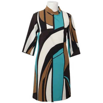 Robe (Bleu, Marron, Multicolore) de Piú & Piú Élasthane, Polyester