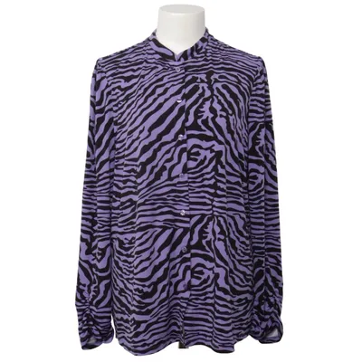 Bluse (Lila, Schwarz) von VA Milano Elasthan, Polyester