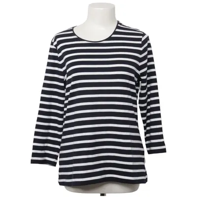 Långärmad t-shirt (Blå, Vit) från Maerz Muenchen Bomull, Elastan