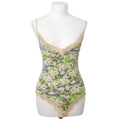 Body (Green, White, Yellow) from Gracia Cotton, Elastane, Viscose