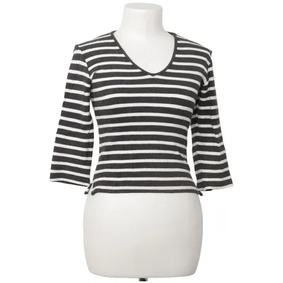 Lange mouwen shirt (Grijs, Wit) van Ole Elastaan, Viscose