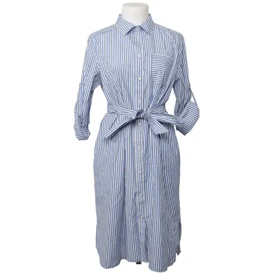 Blusenkleid (Blau, Weiß) von Eli & Moon Baumwolle, Polyester