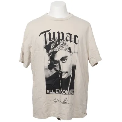 T-shirt (Beige, Svart) från Bershka Bomull