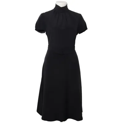Jurk (Zwart) van Garment Project Acetaat, Katoen, Elastaan, Linnen, Polyamide, Polyester, Zijde, Viscose, Wol