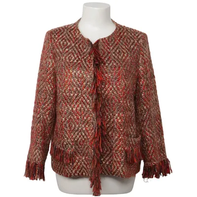 Jacket (Multicolored, Brown, Orange) from Purificacion Garcia Acetate, Acrylic, Cotton, Cupro, Polyamide, Polyester, Wool