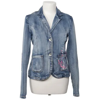 Jeansjacke (Blau, Mehrfarbig) von Denim Baumwolle, Elasthan, Polyester
