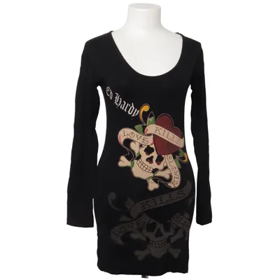 Long sleeve T-shirt (Black, Multicolored) from Ed Hardy Elastane, Viscose