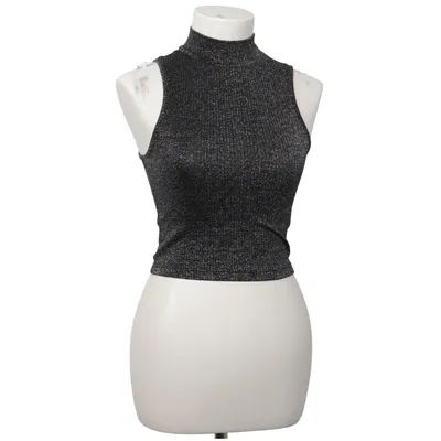 Crop top (Grå) från Groggy Elastan, Metallfiber, Polyester